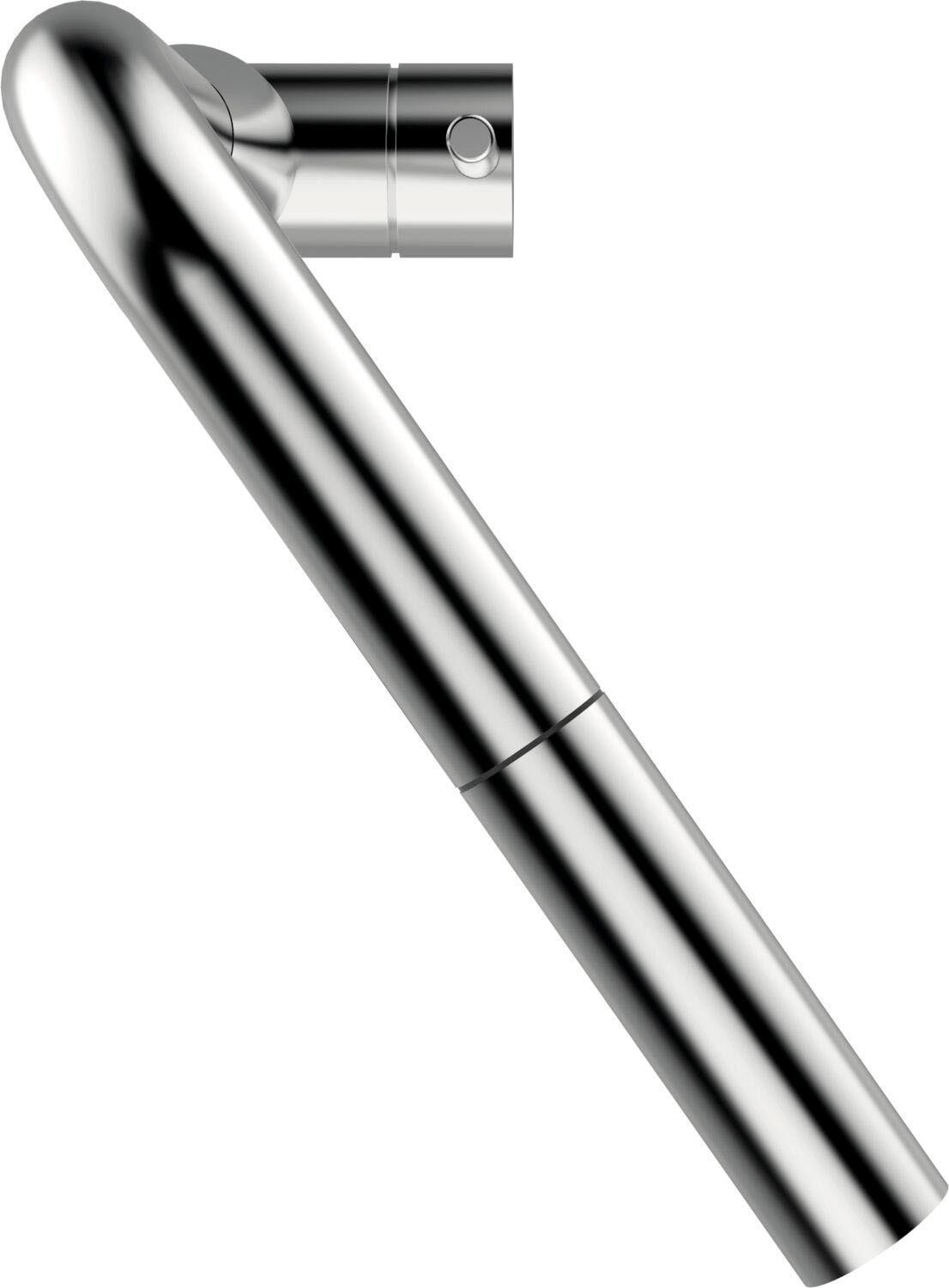 Küchenarmatur SCHOCK "Keto", silber (edelstahl massiv), B:20,5cm H:32,5cm Ø:5cm, Edelstahl, Armaturen, Küchenarmatur, Hochdruck, ausziehbarer Auslauf, Rückflussverhinderer edelstahl massiv B/H/T: 20,5cm x 32,5cm
