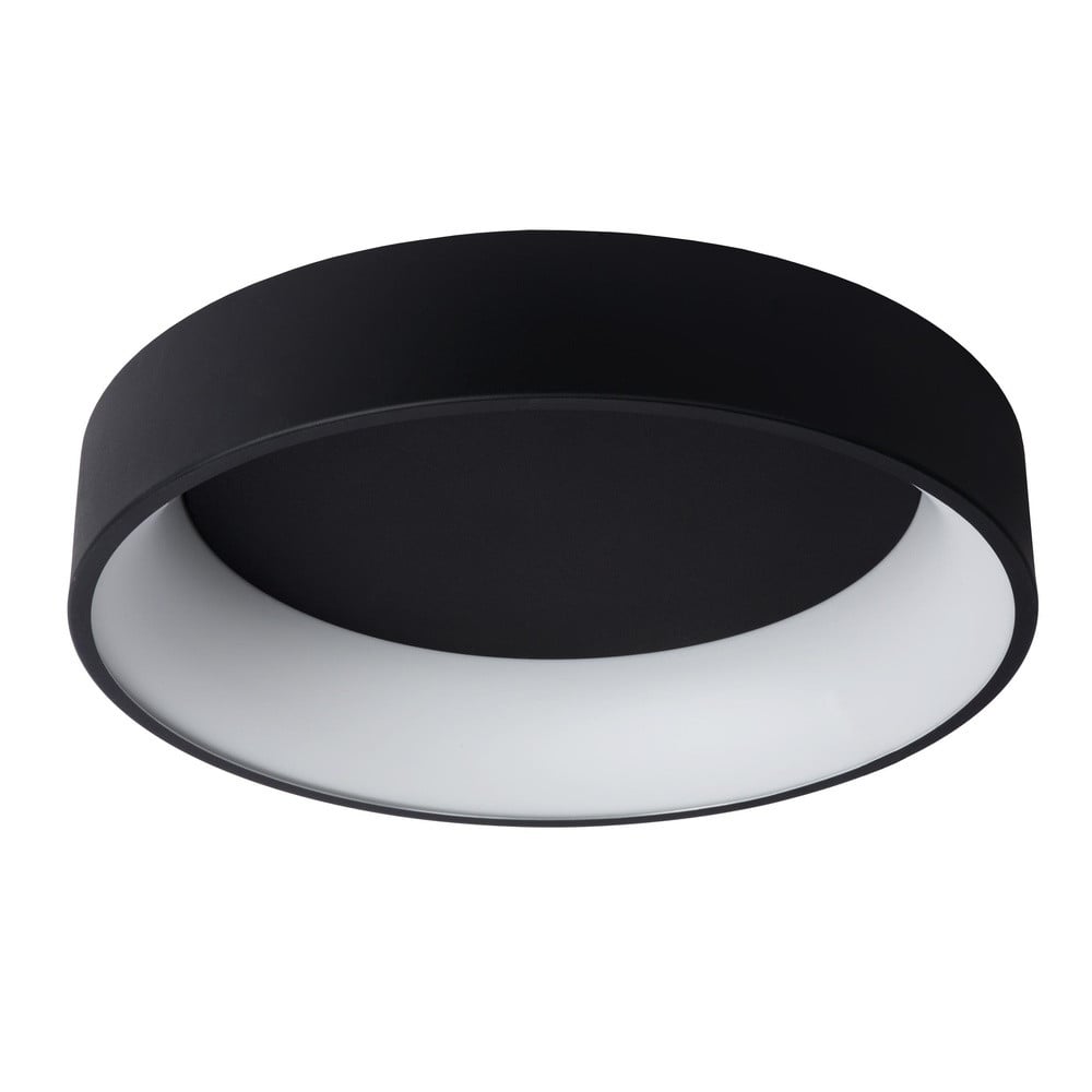 Lucide Talowe LED Plafonnière Zwart - Dimbare Ronde Plafondlamp - Ø 60 cm