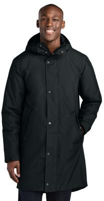 Sport-Tek JST55 Waterproof Insulated Sideline Parka Jacket in Black size XL   Polyester