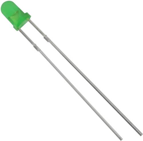 HuiYuan 3034G3D-ESA-B LED bedrahtet Grün Rund 3mm 3000 mcd 60° 20mA 3.1V
