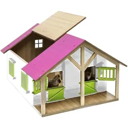 Van Manen Kids Globe Farming Reiterhof rosa Bauernhof Pferdestall