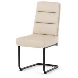 Autronic Esszimmerstuhl Stoff beige DCL-P3107 CRM2