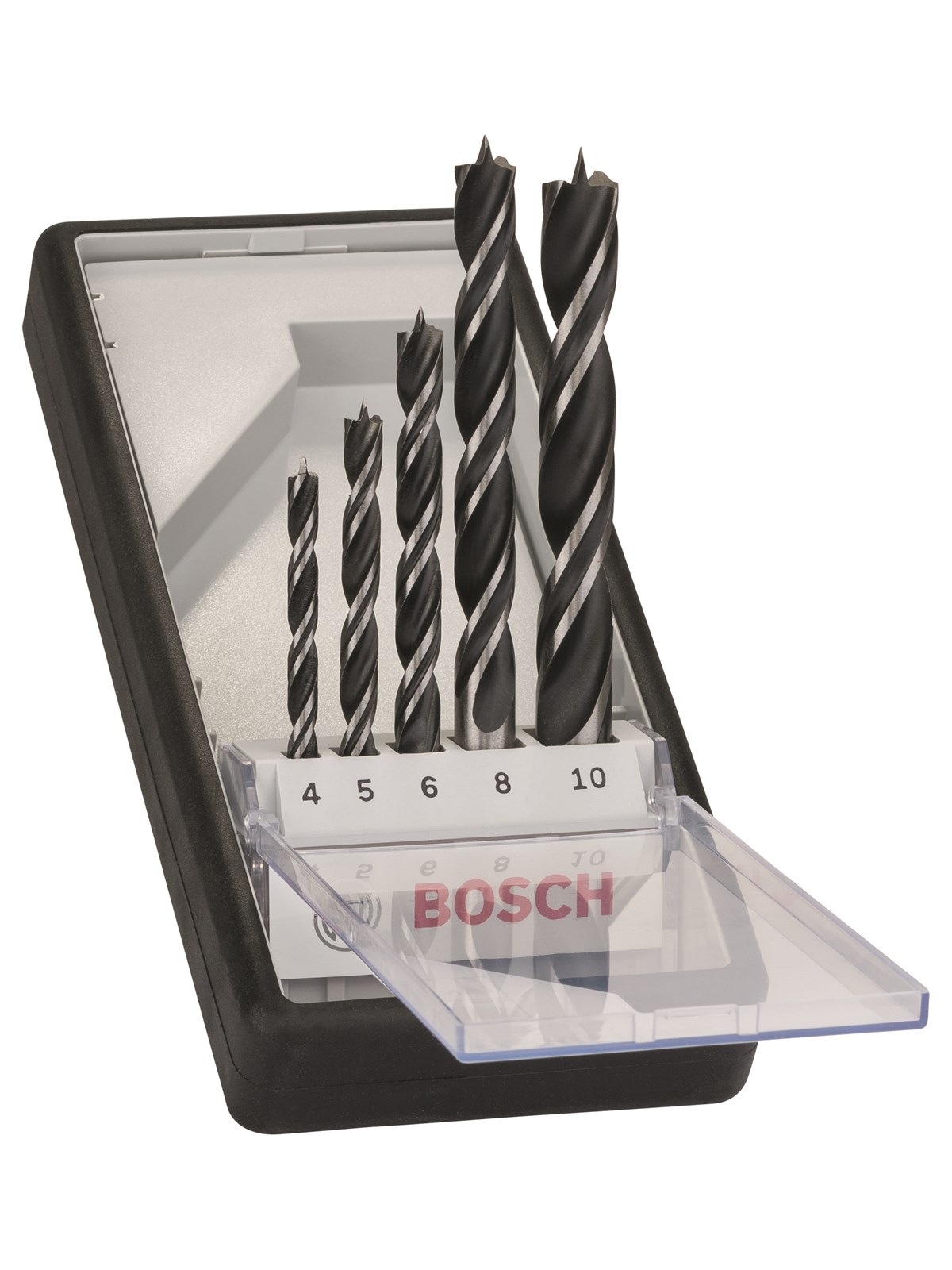 Bosch TRÆBORSÆT 4-10MM 5 STK ROBUSTLINE