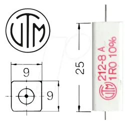 7W AXIAL 680 - Drahtwiderstand, axial, 7 W, 680 Ohm, 10%