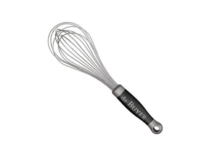 De Buyer - Fouet professionnel fils en inox GOMA - Longueur 26 cm -\, Argent