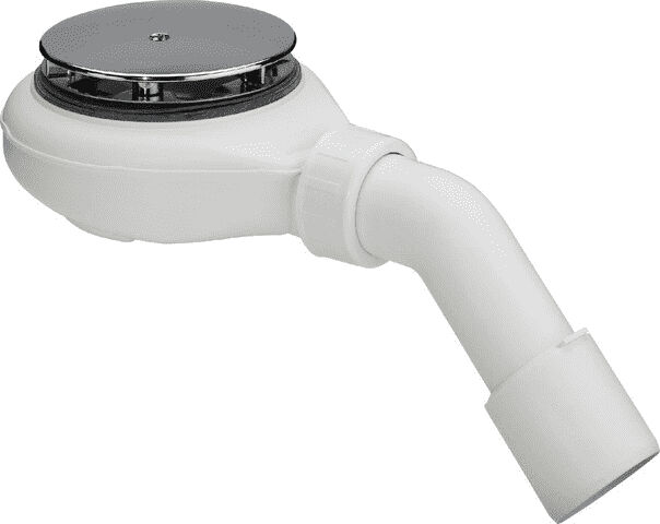 Bonde de douche VitrA Tempoplex G634100 Ø 9 cm, sortie horizontale, pour receveurs de douche