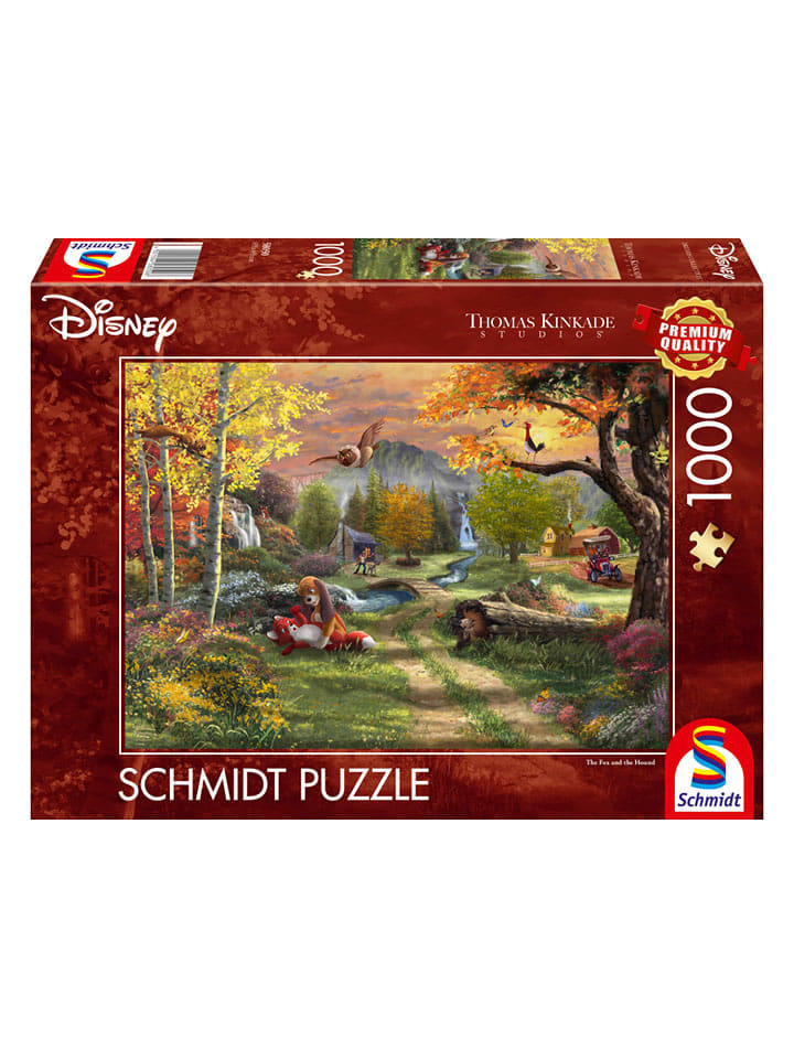Schmidt Spiele 1.000tlg. Puzzle "Disney, Fox and Hound" - ab 12 Jahren - onesize