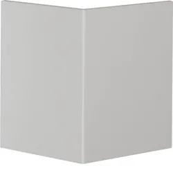 Hager Außeneck-Abdeckung BR OT 80mm lichtgrau