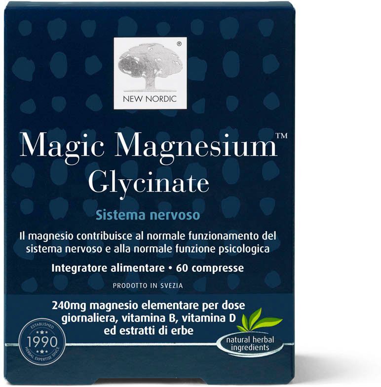 NEW NORDIC Srl Magic Magnesium Glycinate, 60 Compresse