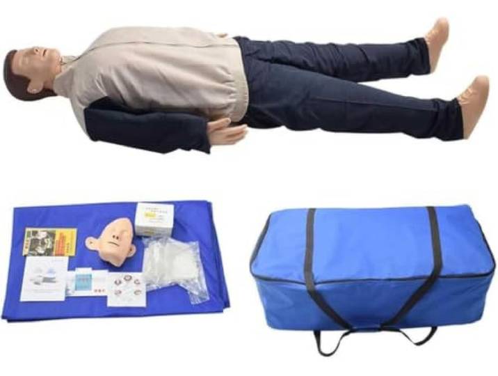 ELZEM Erste Hilfe Trainingspuppe Erwachsene Reanimationspuppe CPR Übungspuppe Manikins Medizinische Puppe für medizinische pädagogische Trainingshilfe (C)