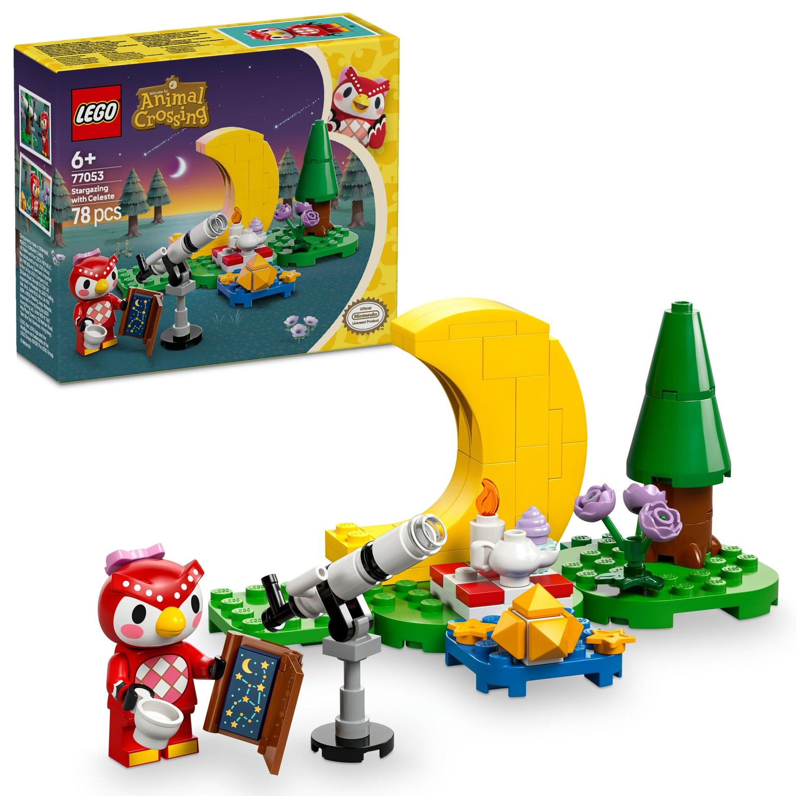 LEGO Animal Crossing Sterrenkijken met Celeste 77053
