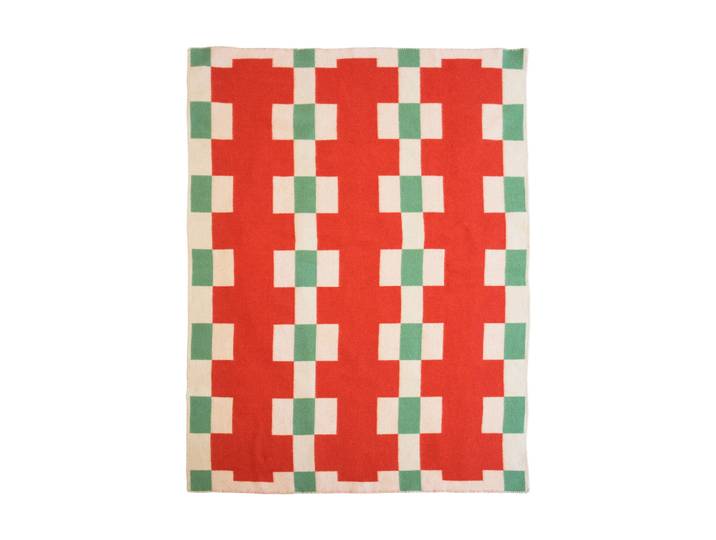 Brita Sweden Plaid Marta Red, 180x130 cm