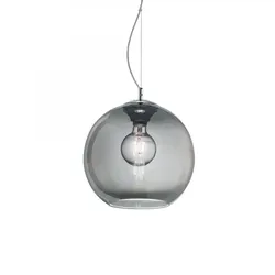 Ideal Lux 250311 Pendelleuchte Nemo 1x60W | E27 - rauchglas