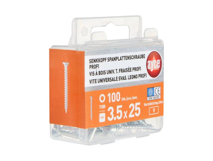 Ayce Senkkopf-Spannplattenschraube T25 × 25 mm