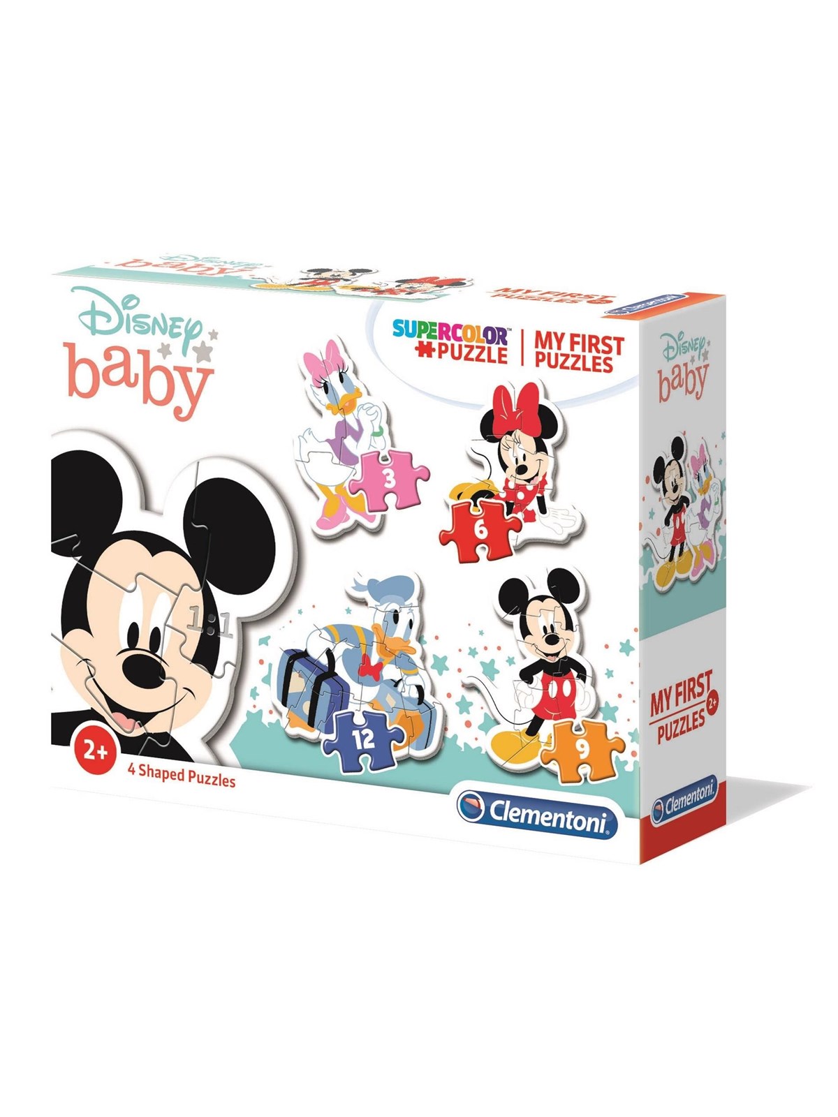Clementoni Puzzle My First Disney 3.6.9 and 12 pieces 2D Puzzles