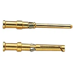 Harting Kontaktstift, Elektronikkabel + Stecker, Gold