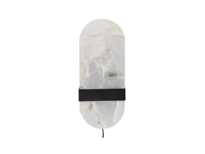 Taco Wandleuchte Schwarz - Bloomingville - Wohnzimmer - Marmor