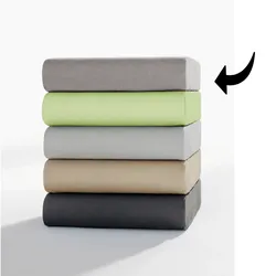 DREAMTEX Jersey Spannbetttuch für Topper + Boxspringbett
