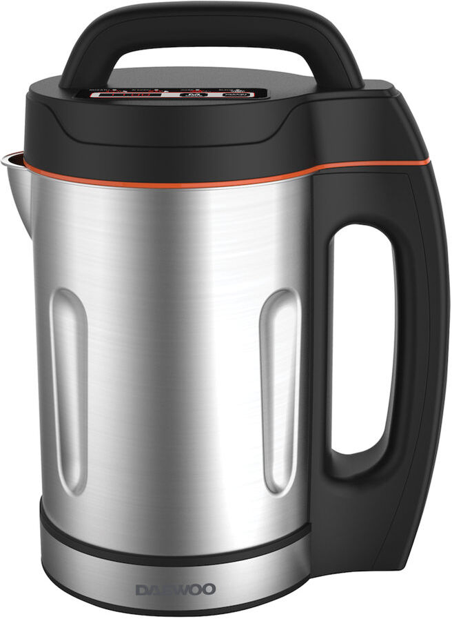 Daewoo Stainless Steel Digital Soup Maker & Food Warmer Vegetable Mixer Smoothie 1000W, 1.6L Smooth, Chunky Or Juice Blend Silver;Black 56.3ml