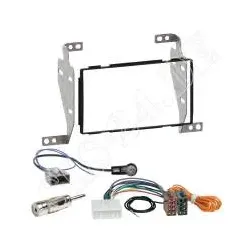 Autoradio 2-DIN Einbaurahmen Radioblende+Adapterkabel Einbauset für Nissan Ju...