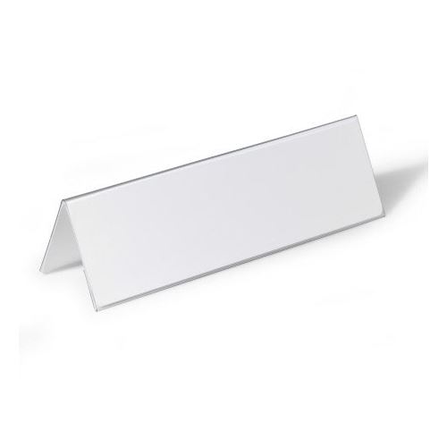 DURABLE Tisch-Namensschild, Dach-Form, aus Harfolie