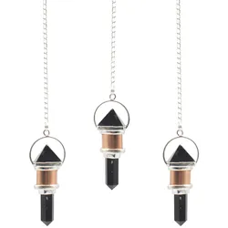 The Night Watcher- Combo Piece Copper Pendulum -  Obsidian