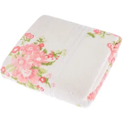 HANDTUCH Blumen creme
