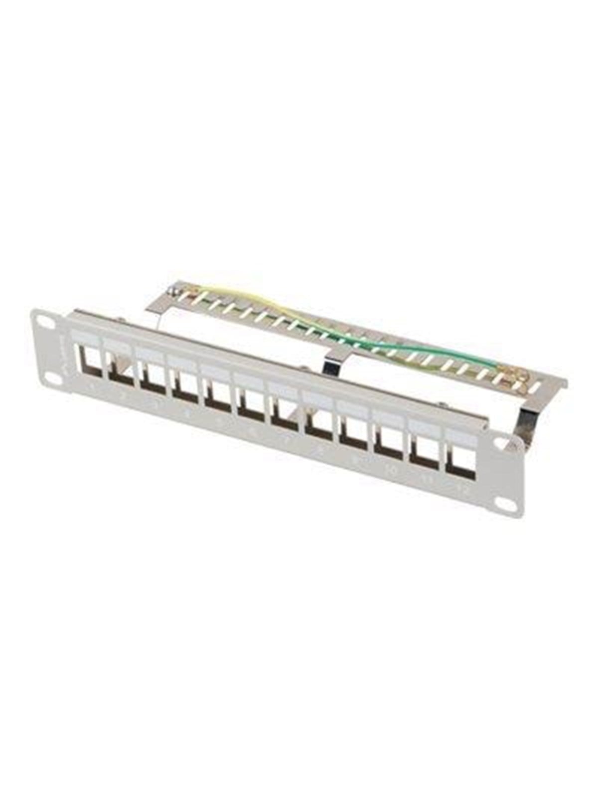 Lanberg PPKS-9212-S - 1U - 12-Port Patch Panel