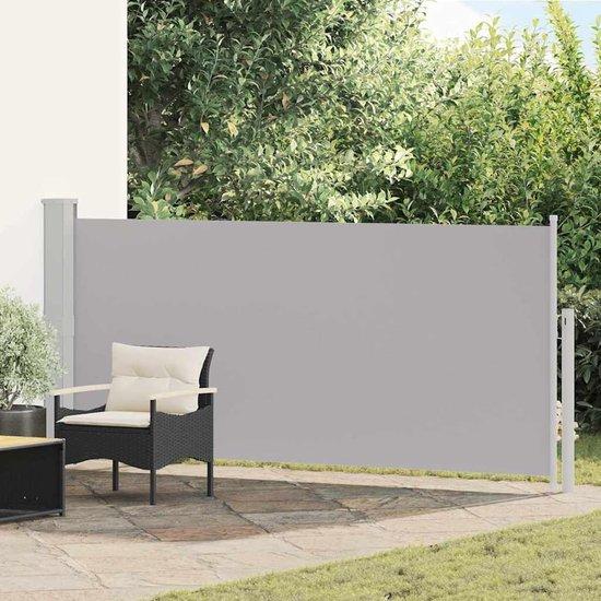 Terrassenschirm Ausziehbar - Sichtschutzschirm - Grau Anthrazit - 140x300cm