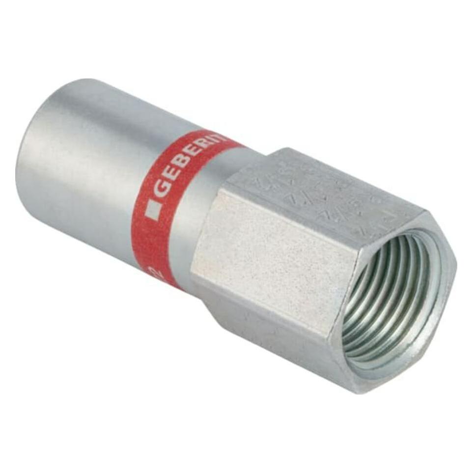 Geberit bergang Mapress C-Stahl d 15xRp 3/8, m IG u Einschub, verzinkt (57880600)