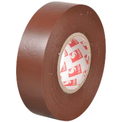 ISOBAND 19 BR - VDE-Isolierband, 25 m, Breite: 19 mm, braun