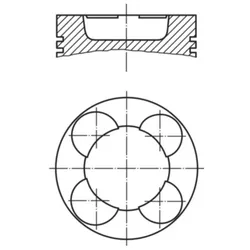 Kolben MAHLE 003 65 11
