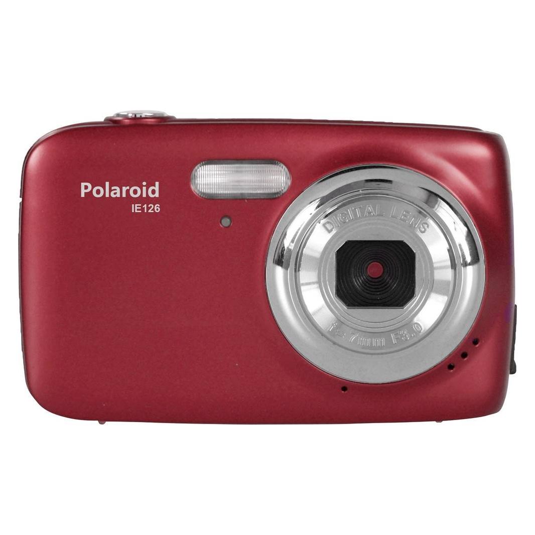 Polaroid 18.1mp 4X camcorder-3AAA red (IE126-RED-INT)