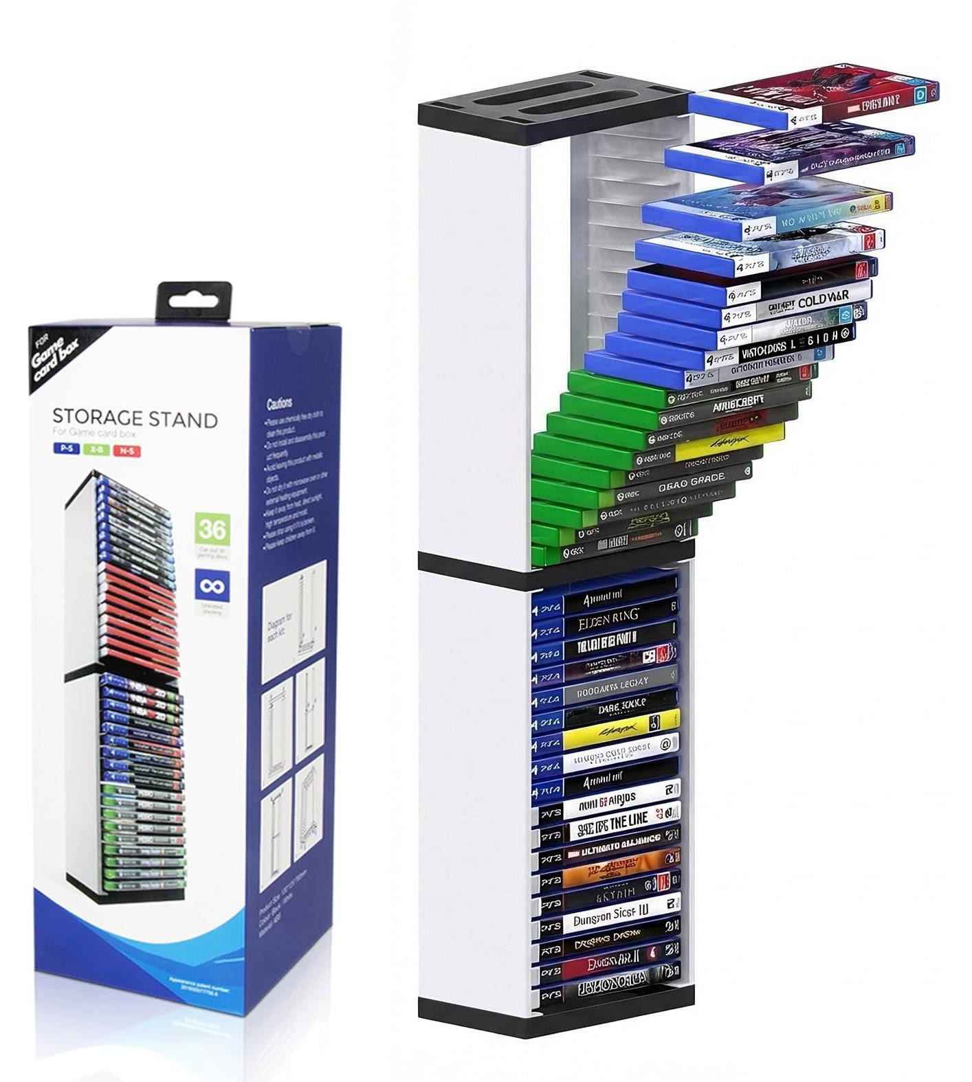 Merkloze Game Disc Houder voor Consoles