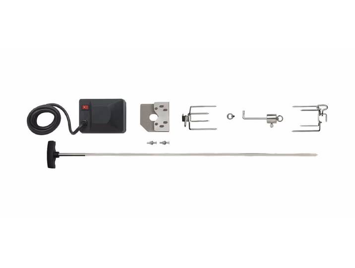 Napoleon Drehspiess-Set HeavyDuty – Grill Ablage/Grill Rollwagen/Grill Erweiterung – edelstahl