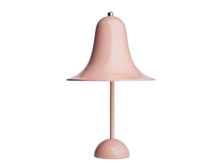 Design tafellamp Pantop, paars / roze / rose, Woon-/ Eetkamer, metaal, Design, tafellamp