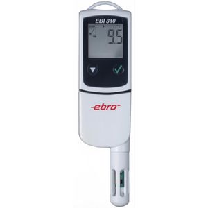 ebro Datenlogger 1340-6336, EBI 310 TH, misst Temperatur und Luftfeuchtigkeit
