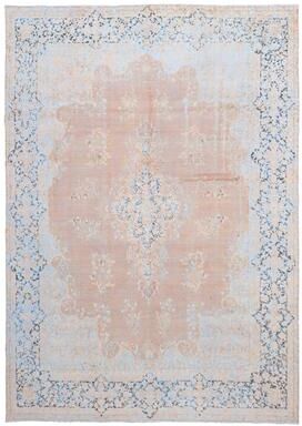 ECARPETGALLERY Hand-knotted Antalya Vintage Brown Wool Rug - 9'7 x 13'7