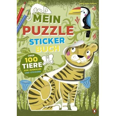 Mein bunter Puzzle-Sticker-Spaß - Tiere, Gebundene Ausgabe von Isabel Grosse Holtforth, Penguin Junior, 978-3-328-30135-6
