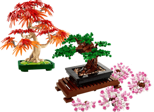 LEGO Bonsaiboompjes set 10281 en 10348