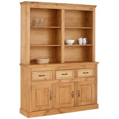Buffet OTTO HOME "Selma", beige (natur gebeizt, gewachst), Schränke, Buffet, Breite 145 cm