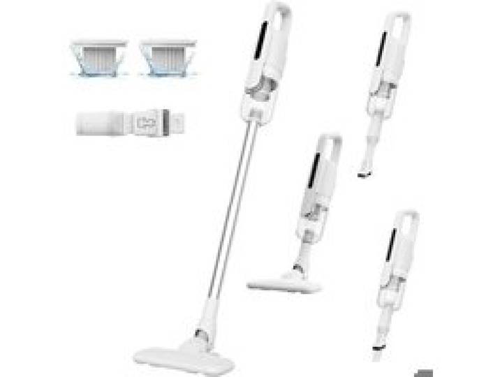 U5PRO Aspirateur Balai sans Fil 28Kpa et 35 Min 3 en 1 Aspirateur sans Fil avec Système Centrifuge Cyclonique Poils d’Animaux