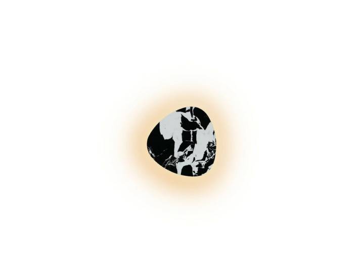 Lupia Licht Wandleuchte Cameo - Schwarz , Small Maritim, Natur