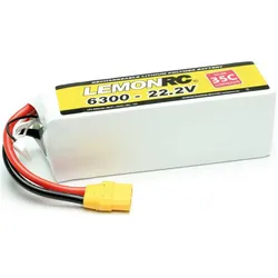 Pichler LEMONRC XT 6300 - 22.2V (35C) Lipo Akku (6300 mAh, 22.20 V)