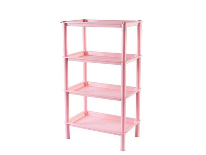Étagère de rangement en plastique pour salle de bain bureau cuisine sol