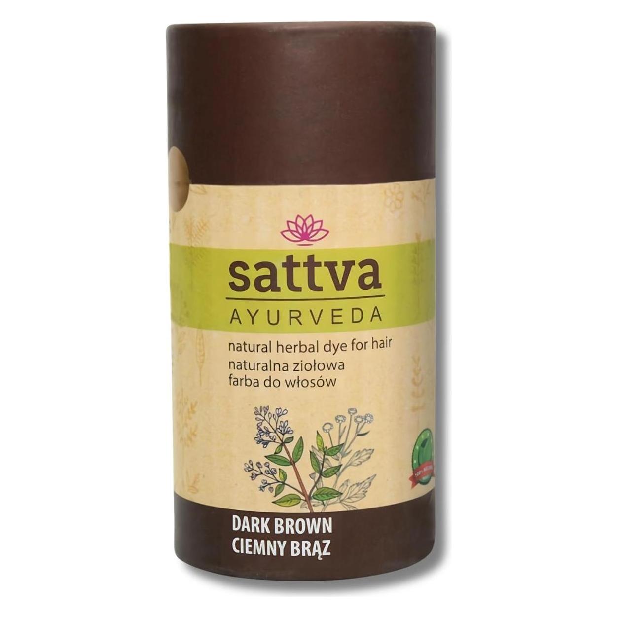 Sattva Ayurveda Henna Dark Brown Eco 150 g - Sattva (Dunkelbraun) (37731663)