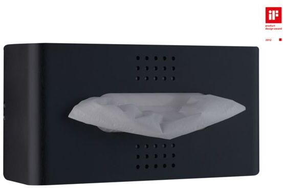 Proox Kosmetiktuchspender ONE dark passion DP-190 Alu schwarz