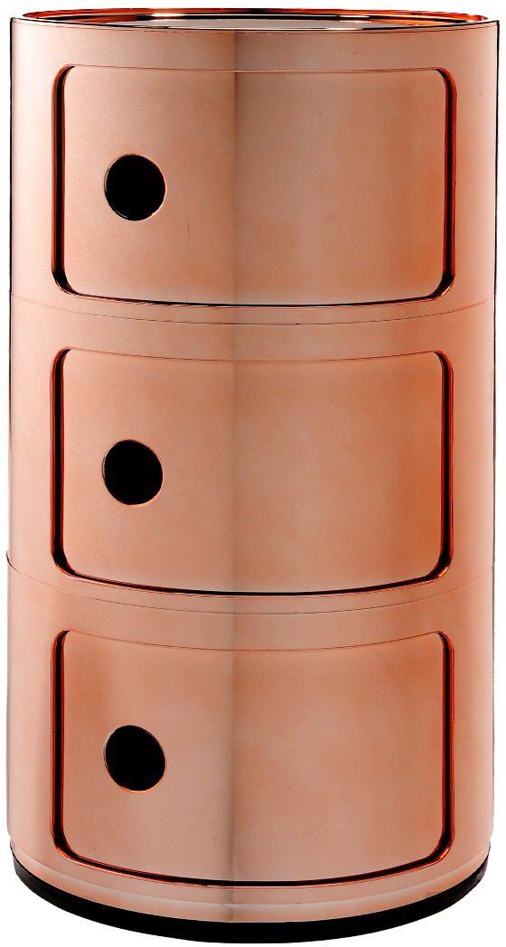 Kartell Componibili 3 Elemente Container (kupfer metallic) kupfer metallic