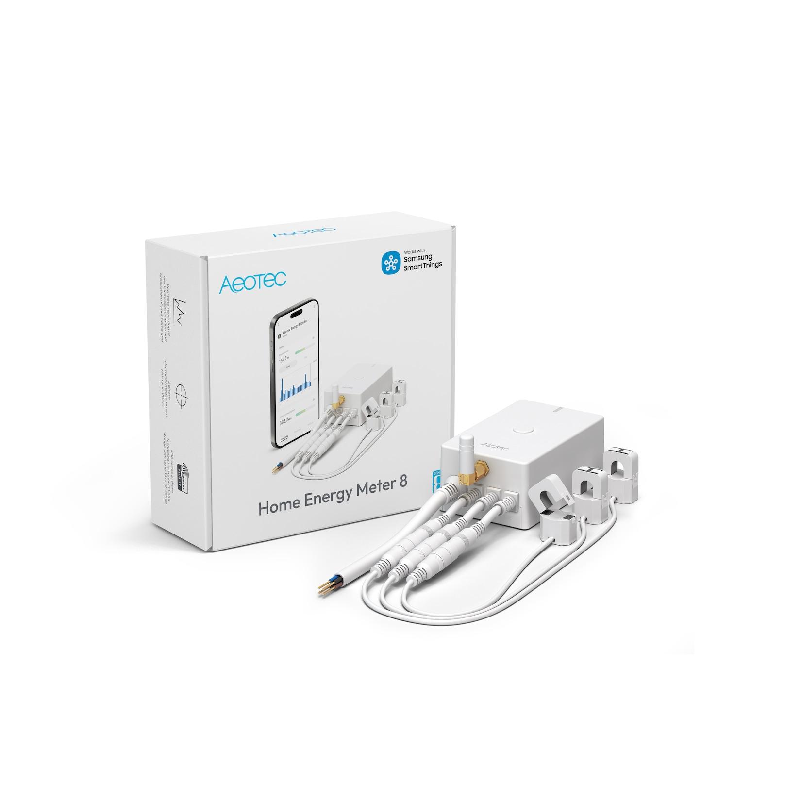 Aeotec Home Energy Meter 8 - drei Klemmen 60A
