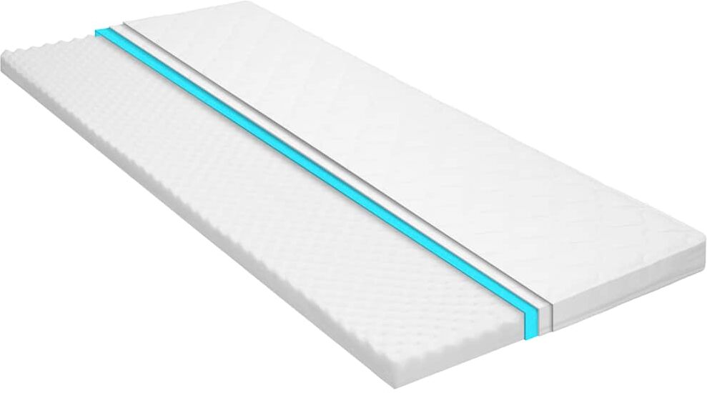 vidaXL Sur-matelas 100 x 200 cm Mousse froide Profil d'œuf 6 cm